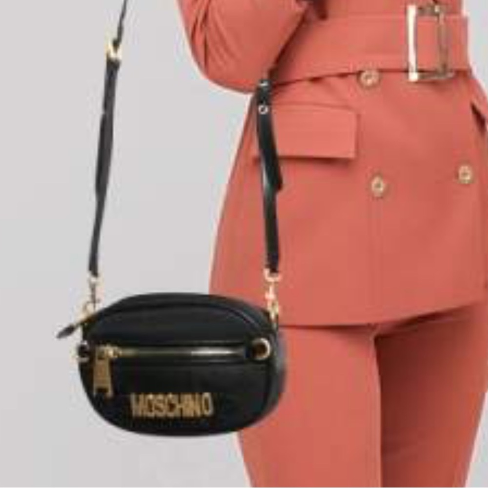 Moschino Black and Gold Studded Strap - Picture 5 of 5